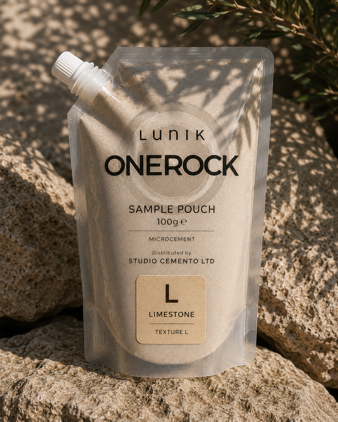 ONEROCK Microcement Sample Pouch – 250g